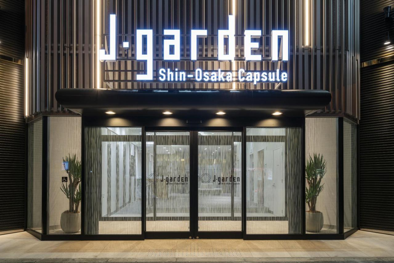 Capsule Hotel J Garden Shin-Osaka Exteriör bild